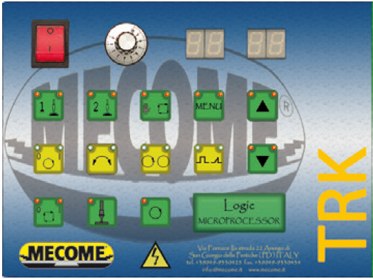 панель управления сварочного вращателя