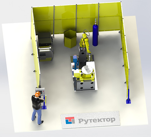 Универсальный комплекс для сварки мелких и среднегабаритных изделий