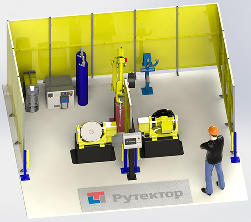 Сварочный комплекс для сварки мелких и среднегабаритных изделий