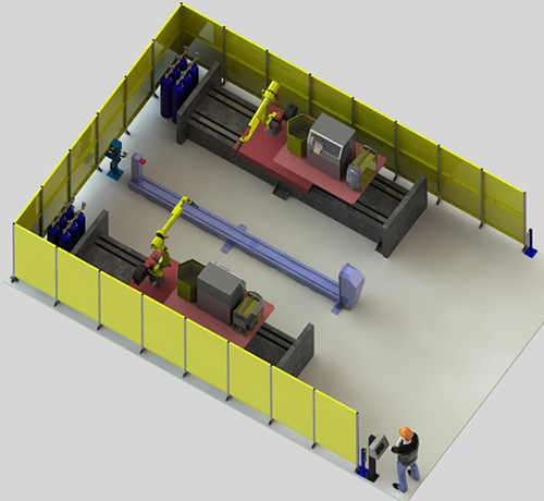 Комплекс для сварки крупногабаритных изделий