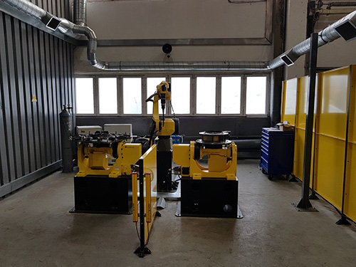 Роботизированная сварка вентиляторов