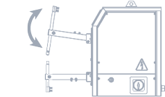 Радиальное перемещение рабочего плеча