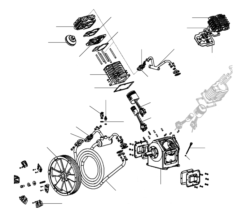 Запчасти С415М и С416М